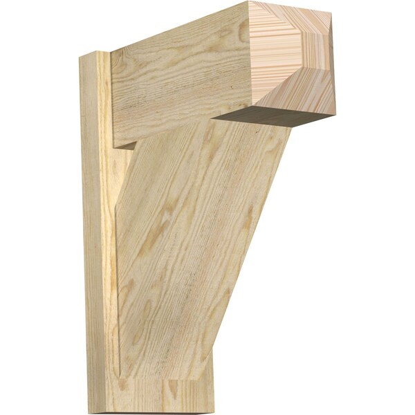 Ekena Millwork Traditional Rough Sawn Craftsman Outlooker, Douglas Fir, 8"W x 18"D x 22"H OUT08X18X22TRA04RDF - main